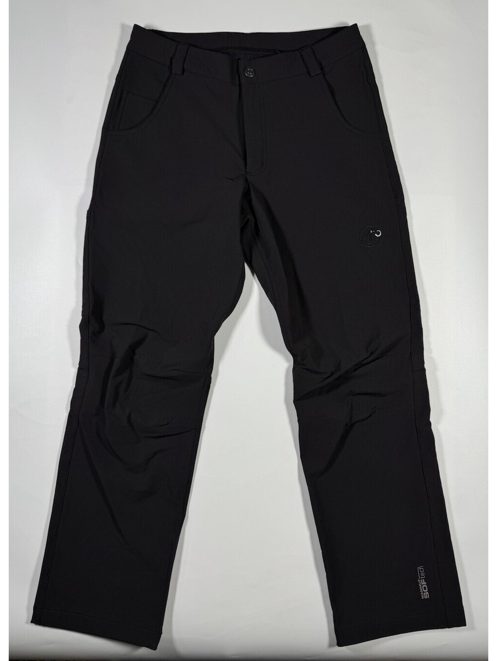 Mammut Traleika SOFtech Softshell Pants Mens 32x30 Black Hiking Stretch Snow